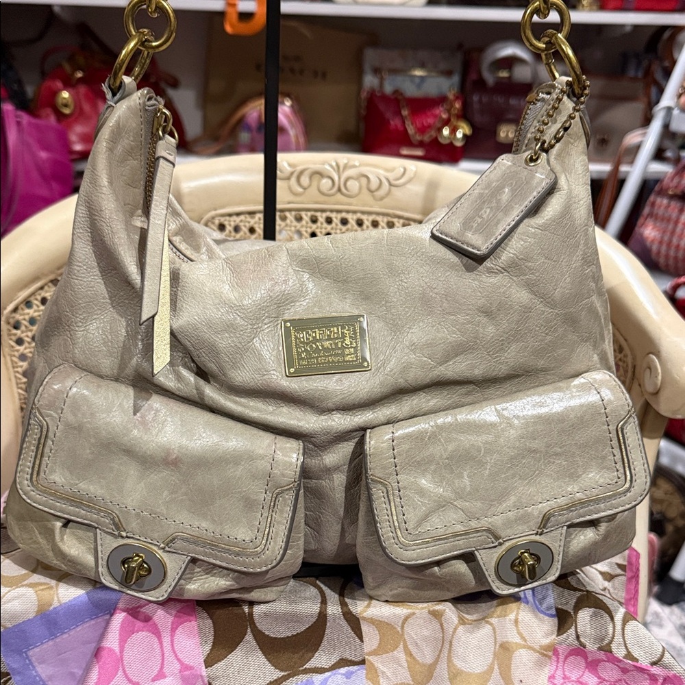 Coach Poppy Legacy Limited Edition Leather Hobo Bag and crossbody - Picture 2 of 8
